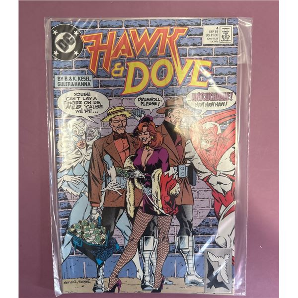 Hawk & Dove #4 (Sep 1989, DC Comics) By B. & K. Kesel, Guler & Hanna