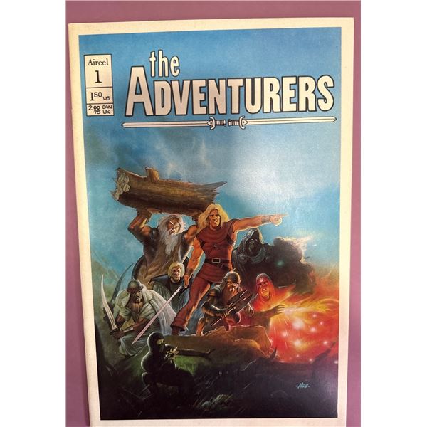 The Adventurers #1 (Aircel Comics, 1986) Copper Age Fantasy Comic Book