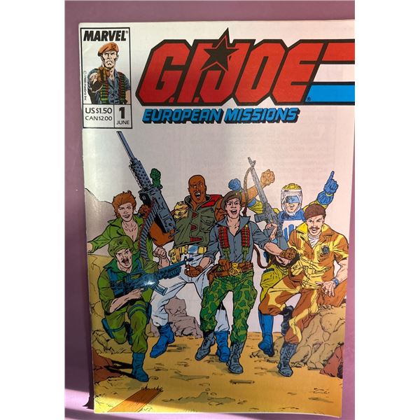 1988 Marvel G.I. Joe European Missions #1 Comic Book