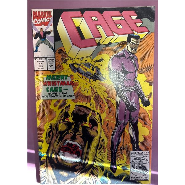 Cage #11 (Marvel Comics, Feb 1993) Merry Christmas Holiday Issue