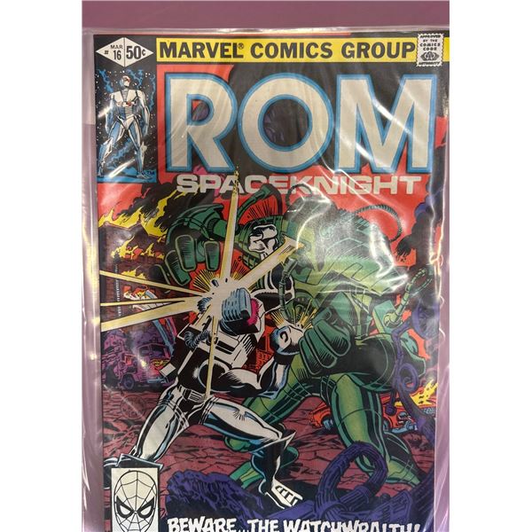 ROM Spaceknight #16 (Marvel Comics, 1981) Beware...The Watchwraith!