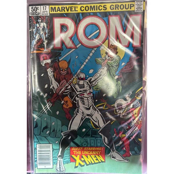 Rom #17 (Marvel, 1981) Guest-Starring The Uncanny X-Men, 1st App Hybrid