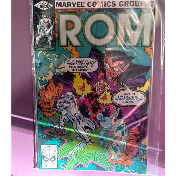 ROM #19 (Marvel Comics, 1981) Space Phantom Cover - Bronze Age