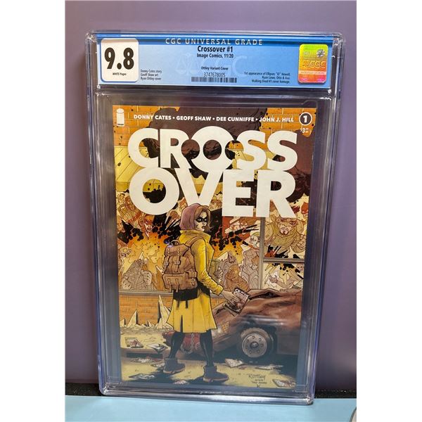 CGC 9.8 Crossover #1 Ottley Variant Cover Image Comics 2020 Walking Dead