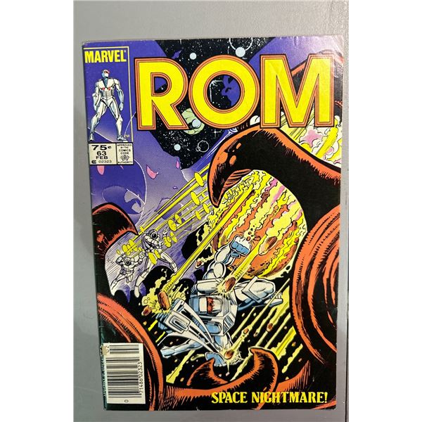 ROM #63 (Marvel, 1985) SpaceKnight Comic Book - Space Nightmare!