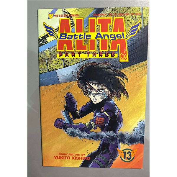 Battle Angel Alita Part Three #13 Comic Book (Viz Select Comics, 1994)