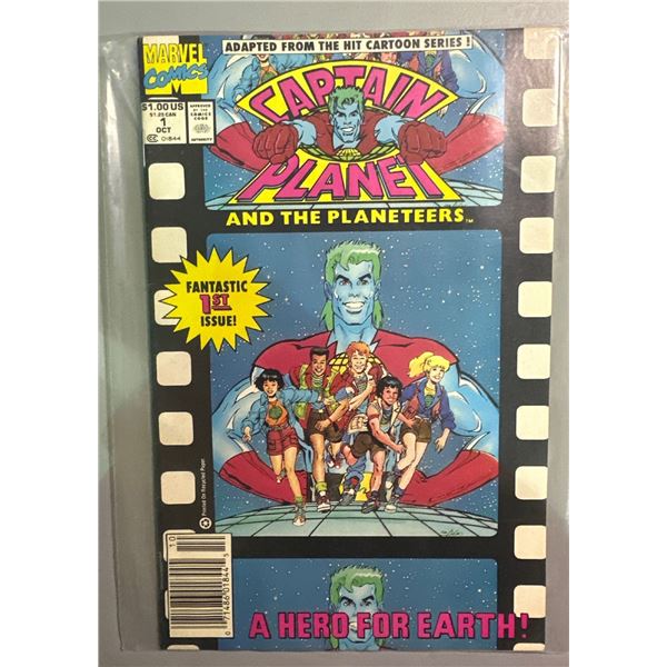 Captain Planet and the Planeteers #1 (Marvel, 1991) Fantastic 1st Issue