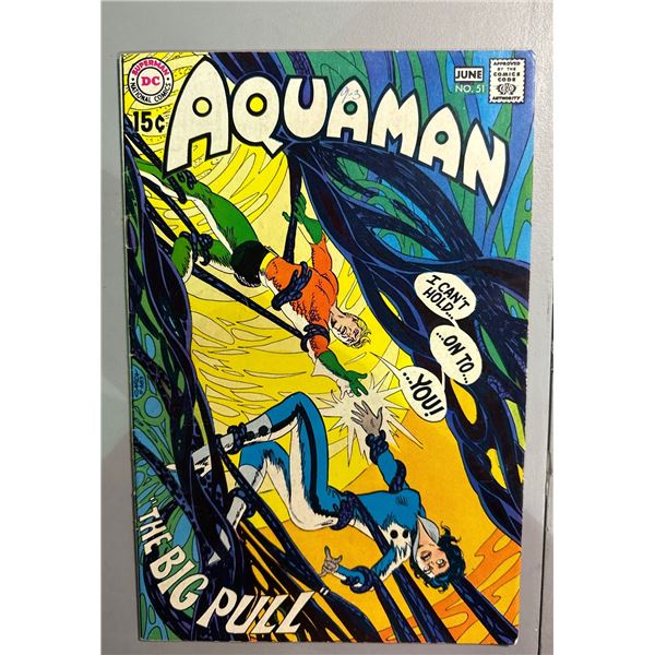 Aquaman #51 (DC Comics, 1970) "The Big Pull" Bronze Age Comic