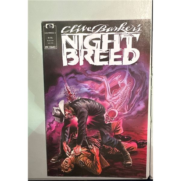 Clive Barker's Nightbreed #3 Comic Book (Epic Comics, June 1990)