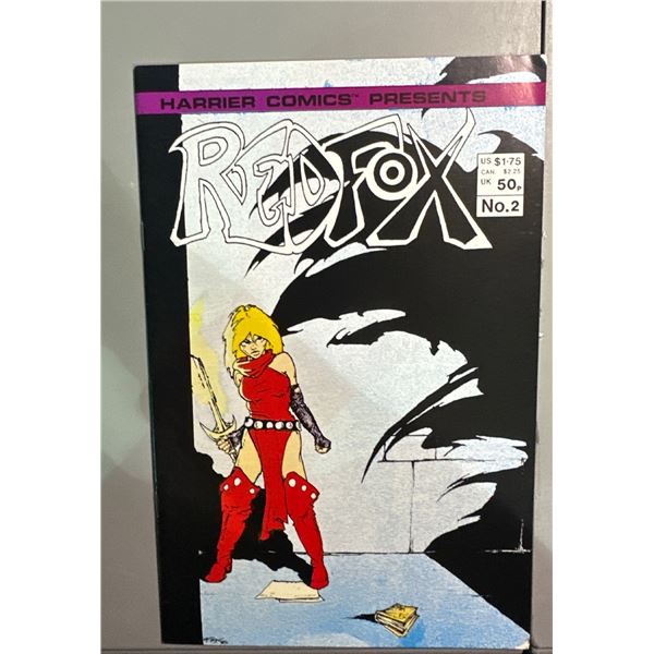 Harrier Comics Redfox No. 2 (1986) Copper Age Black & White Comic
