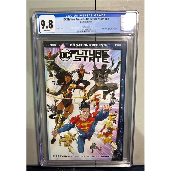 DC Nation Presents DC Future State #nn CGC 9.8 Dan Mora Variant Cover 1/21