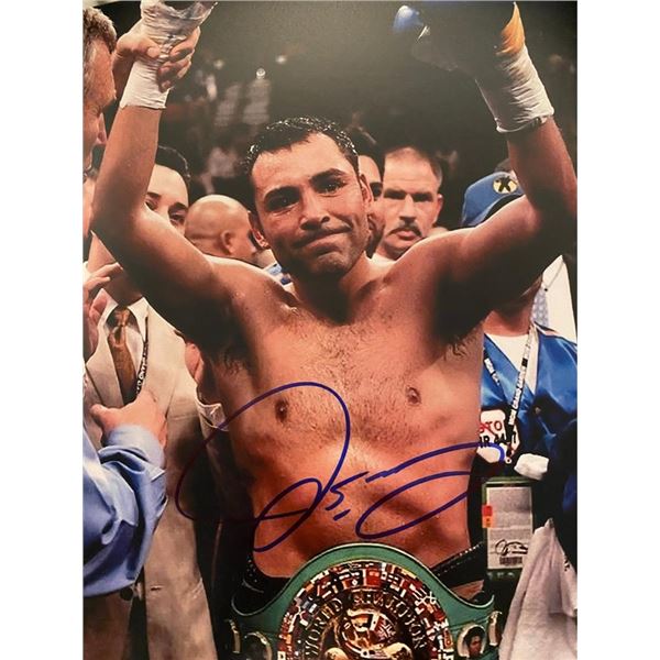 Boxing Champion Oscar De La Hoya signed photo