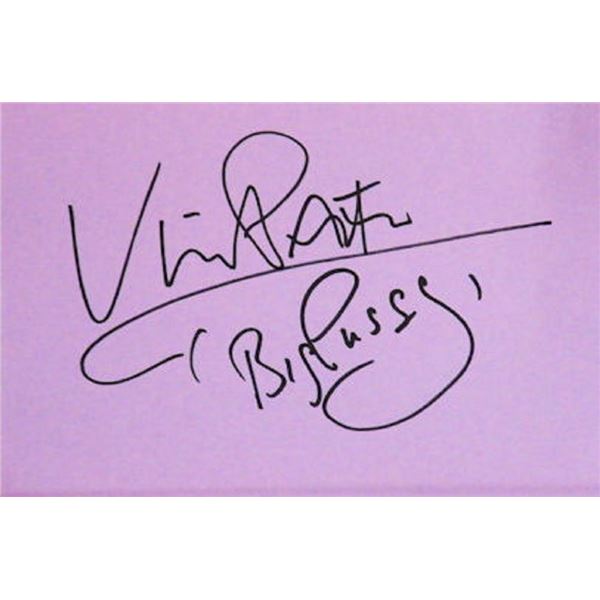 The Sopranos Vincent Pastore signature slip