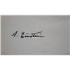 Image 1 : Albert Einstein signed slip