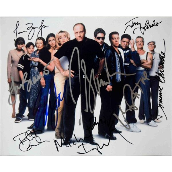 The Sopranos cast signed photo