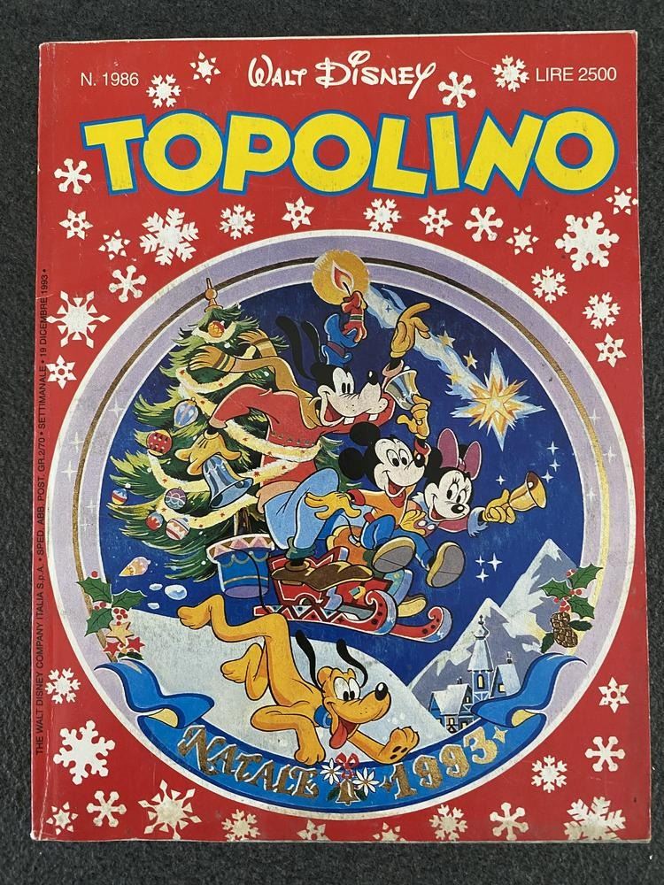 Walt Disney 1993 Topolino Italian Language Comic Magazine