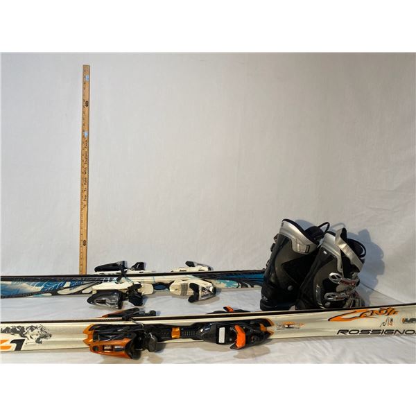 Rossignol Ski boots and skis