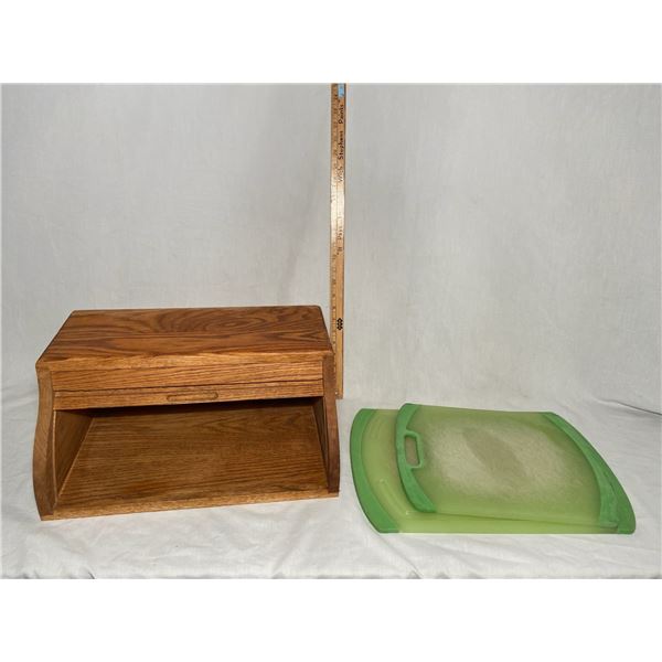 Kitchen Items - Bread Container, Cutting Boards