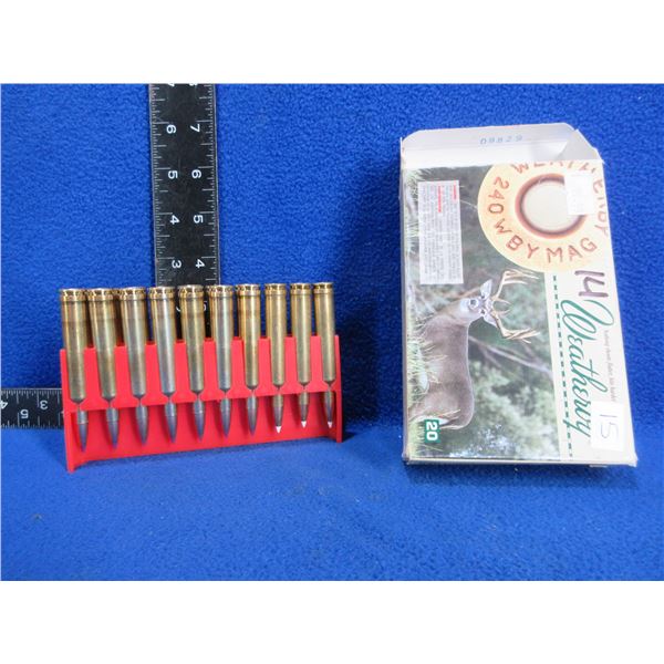 240 Wby Mag 95gr Nosler Ballistic Tip (Pick Up or Ship by UPS Only)