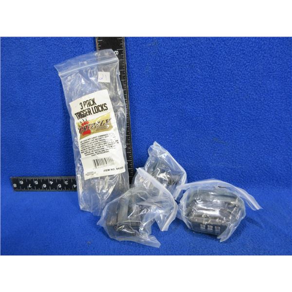 Grizzly Combination Trigger Locks - 3 Pack - New Old Stock