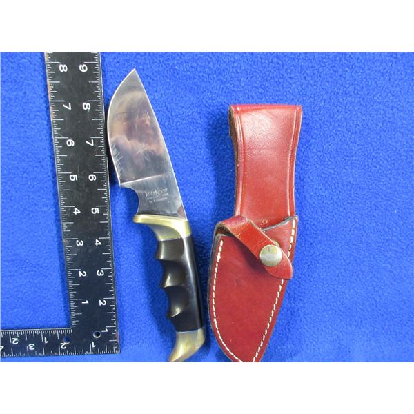 Kershaw Model 1032 Big Skinner Fixed Blade Knife with Leather Sheath