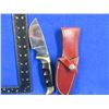 Image 1 : Kershaw Model 1032 Big Skinner Fixed Blade Knife with Leather Sheath