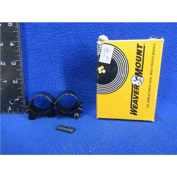Vintage Weaver 1" Pivot Mount Rings - New Old Stock
