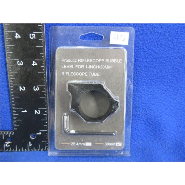 NEW - 30MM Riflescope Bubble Level with Compass - Model 5024