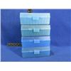 Image 2 : 4 Empty MTM P-100 Plastic Ammo Boxes - 41-44 Mag, 45 Colt, Etc.