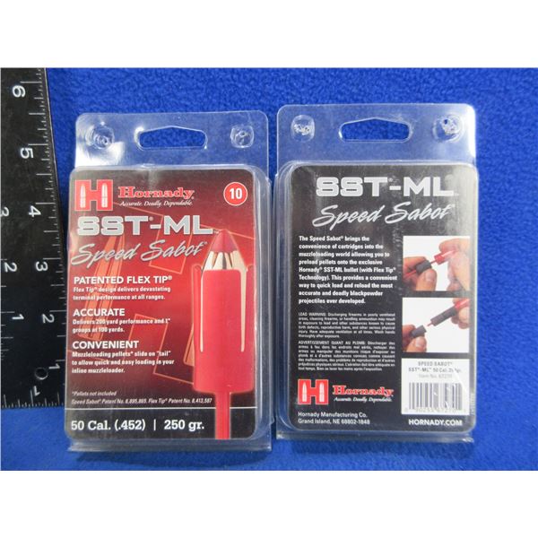 NEW - 50 Cal. .452" 250gr SST-ML Hornady Speed Sabot - 2 Boxes of 10