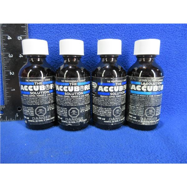 Accupro The Accubore Solution - 4 Sealed 100ml Bottles