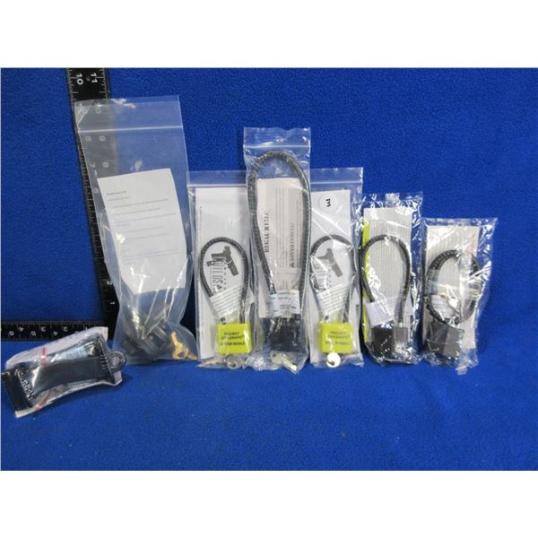 5 Cable Locks, Trigger Lock and Shot Lock - All with 2 Keys Each