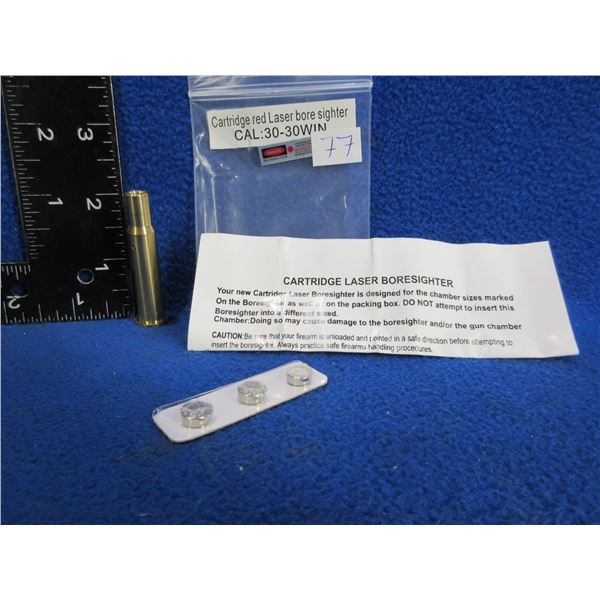 NEW - 30-30 Win. Cartridge Red Laser Bore Sight with Batteries