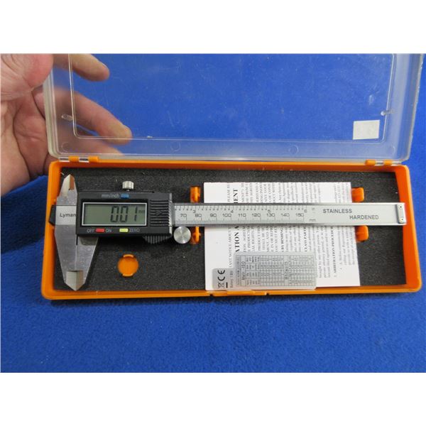 Lyman 6" Digital Caliper with Battery - Tested Working