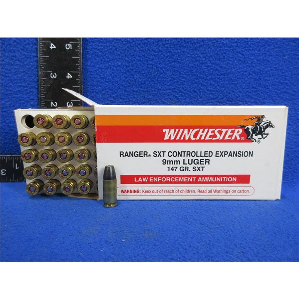 9MM Luger 147gr SXT Winchester (Pick Up or Ship by UPS Only)