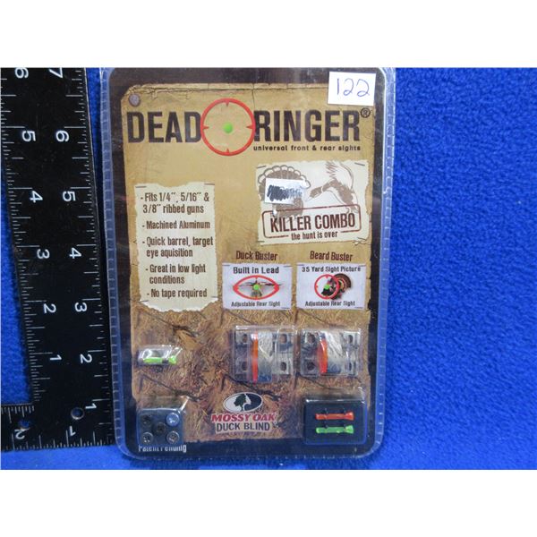 NEW - Dead Ringer Universal Front and Rear Fiber Optic Sights