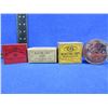 Image 1 : 3 Vintage Blasting Cap Collector Tins & 1 Cardboard Box