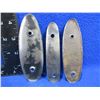 Image 2 : 3 Metal Butt Plates 2 3/8 C/C, 2 3/8 C/C and 2 9/16 C/C