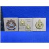 Image 1 : 2 Cap Badges & 2 Collar Badges