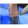 Image 2 : Genuine Briar Pipe Marked RCMP with Mountie Stetson Cover