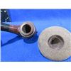 Image 4 : Genuine Briar Pipe Marked RCMP with Mountie Stetson Cover