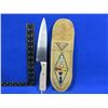 Image 1 : Siena 8" Cook Knife with Nicely Beaded Leather Sheath
