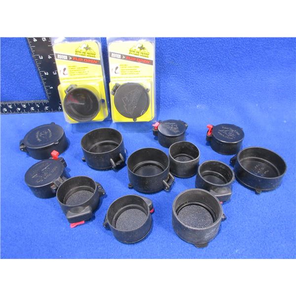 6 - 2 Piece Sets Butler Creek & 1 - 2 Piece Set Vortex Flip Up Lens Covers