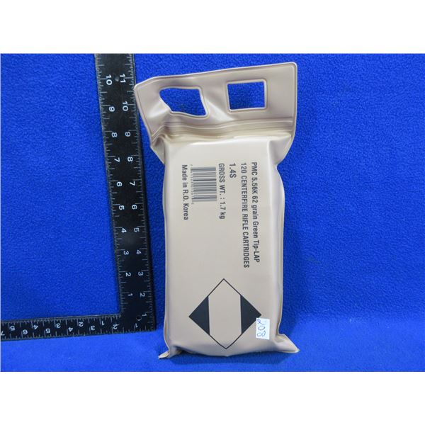 PMC 5.56K 62gr Green Tip-LAP Cartridges (Pick Up or Ship by UPS Only)