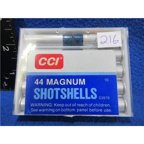 44 Magnum 9 Shot CCI Shotshells - Box of 10 (Pick Up or Ship by UPS Only)