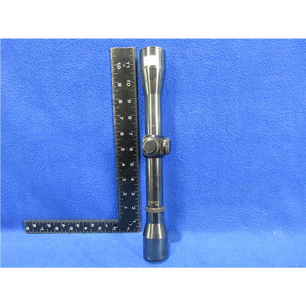 Vintage Weaver K4-1 Scope - 1" Tube - Appears Clear, Duplex Reticle