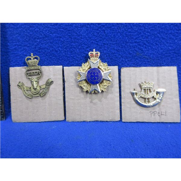 2 Cap Badges and a Collar Badge