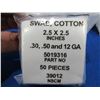 Image 2 : NEW - Cotton Swabs - 2.5" x 2.5" - 6 Packs of 50