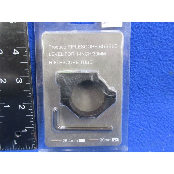 NEW - 30MM Riflescope Bubble Level with Compass - Model 5024