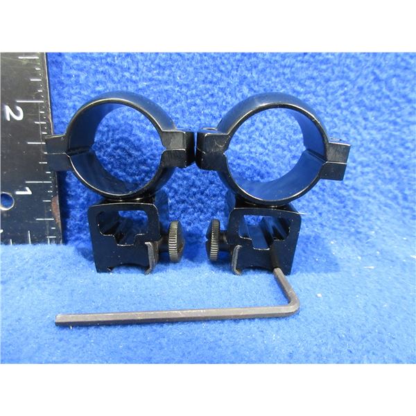 NEW - 1" See-Thru Rings - .22 Dovetail